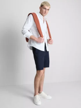 Pantalones cortos tipo chino con alto contenido de algodón