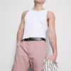 Pantalones cortos tipo chino con alto contenido de algodón
