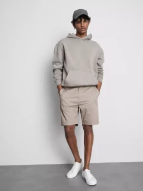 Pantalones cortos tipo chino con alto contenido de algodón
