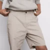 Pantalones cortos tipo chino con alto contenido de algodón