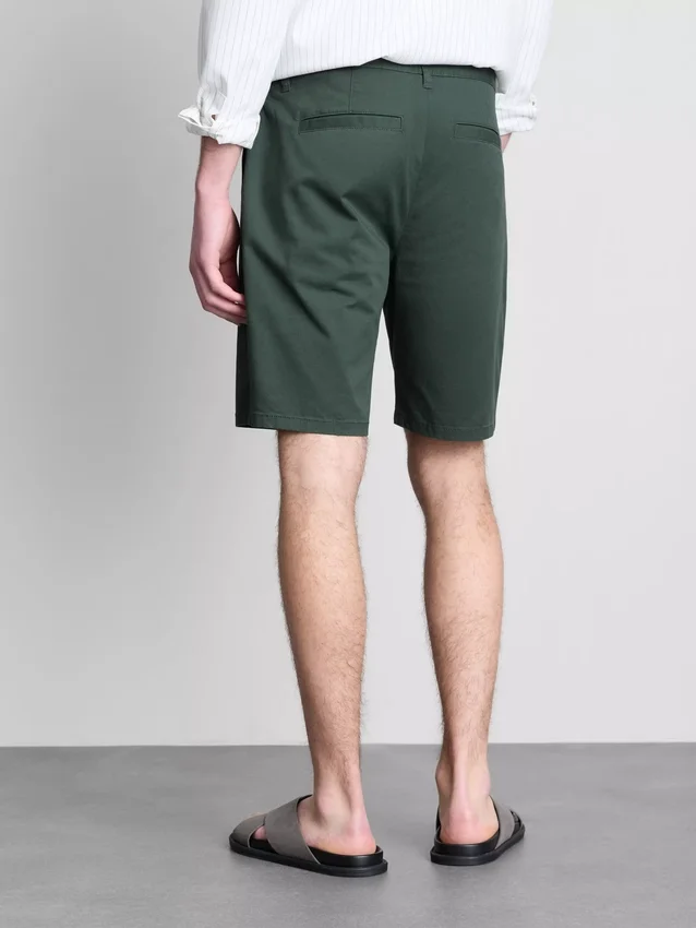 Pantalones cortos tipo chino con alto contenido de algodón