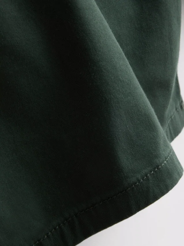 Pantalones cortos tipo chino con alto contenido de algodón