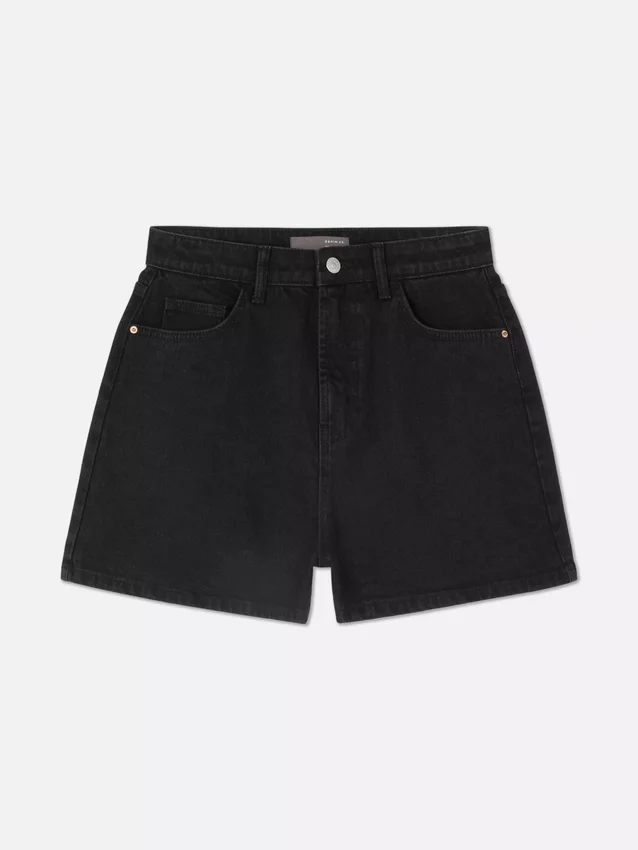 Pantalones cortos tipo «mom» de mezclilla
