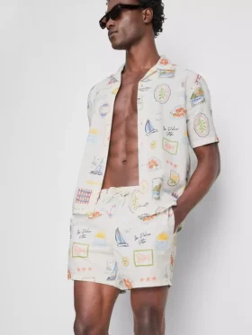 Pantalones cortos tipo «Postcard»