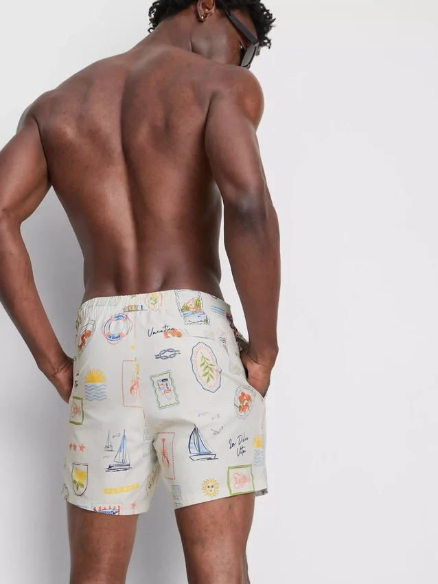 Pantalones cortos tipo «Postcard»