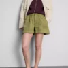 Pantalones cortos utilitarios de mezclilla de algodón
