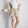 Pantalones cortos utilitarios de mezclilla de algodón