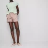 Pantalones cortos utilitarios de mezclilla de algodón