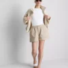 Pantalones cortos utilitarios de mezclilla de algodón