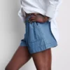 Pantalones cortos utilitarios de mezclilla de algodón