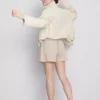 Pantalones cortos utilitarios de mezclilla de algodón