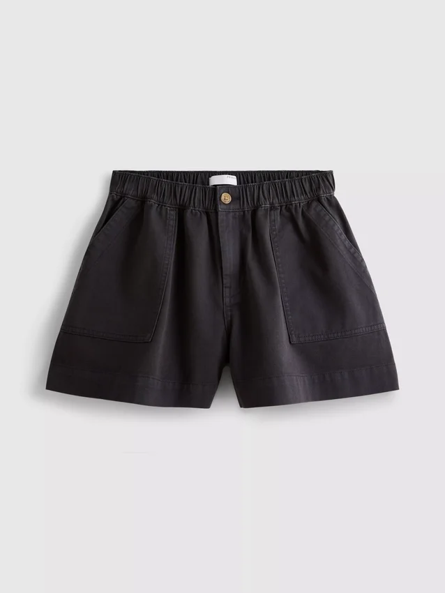 Pantalones cortos utilitarios de mezclilla de algodón