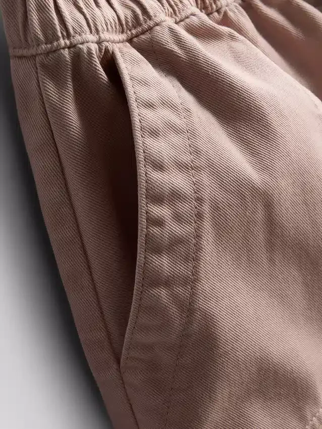Pantalones cortos utilitarios de mezclilla de algodón