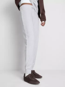 Pantalones de chándal ajustados de mezcla de algodón