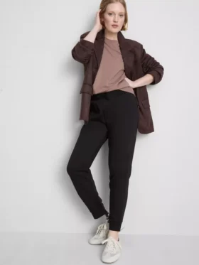 Pantalones de chándal ajustados de mezcla de algodón