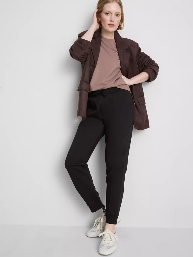 Pantalones de chándal ajustados de mezcla de algodón