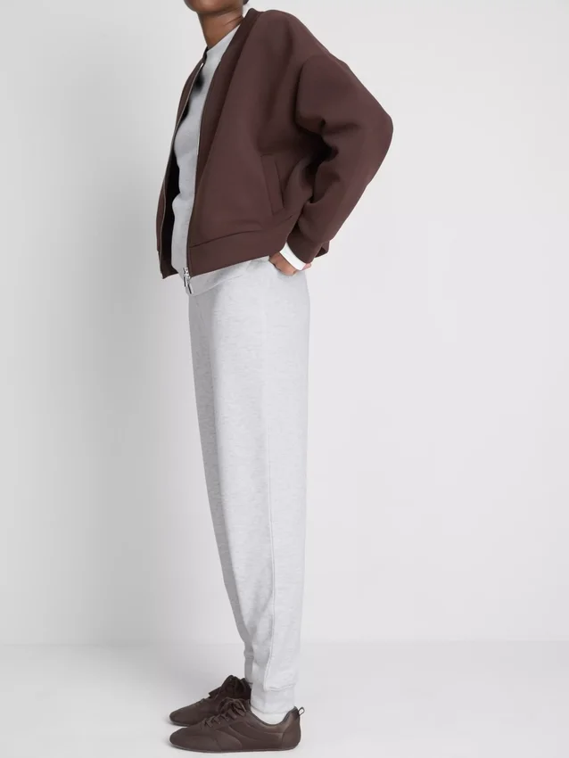 Pantalones de chándal ajustados de mezcla de algodón
