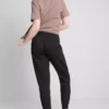 Pantalones de chándal ajustados de mezcla de algodón