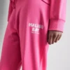 Pantalones de chándal ajustados estampados de mezcla de algodón
