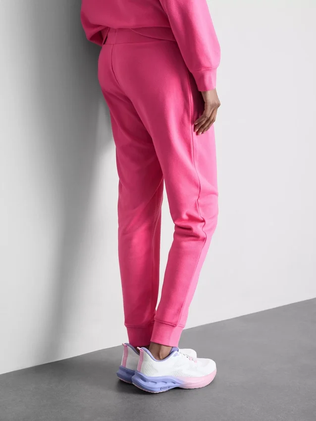 Pantalones de chándal ajustados estampados de mezcla de algodón