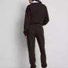 Pantalones de chándal ajustados estampados de mezcla de algodón