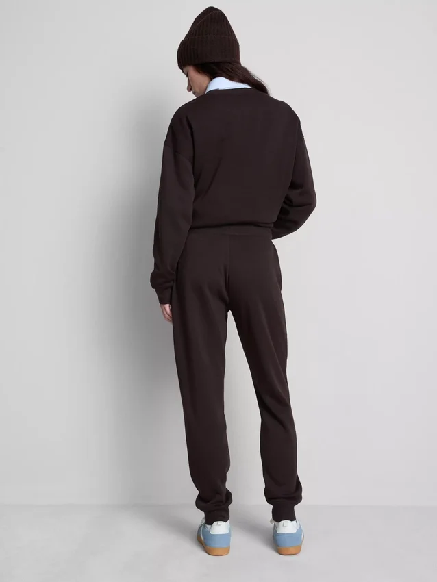 Pantalones de chándal ajustados estampados de mezcla de algodón
