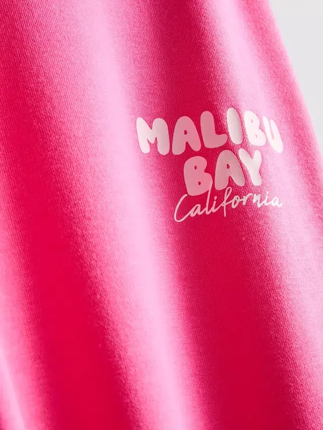 Pantalones de chándal ajustados estampados de mezcla de algodón