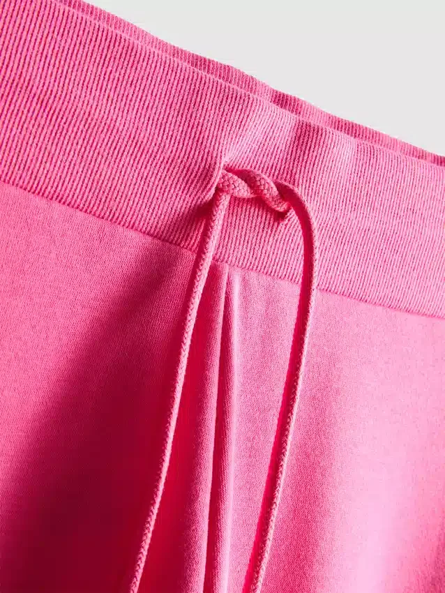 Pantalones de chándal ajustados estampados de mezcla de algodón