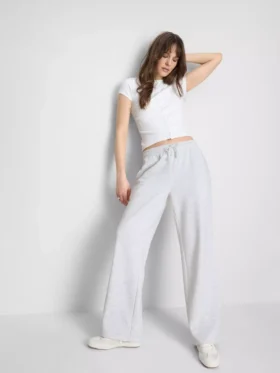 Pantalones de chándal básicos de corte recto