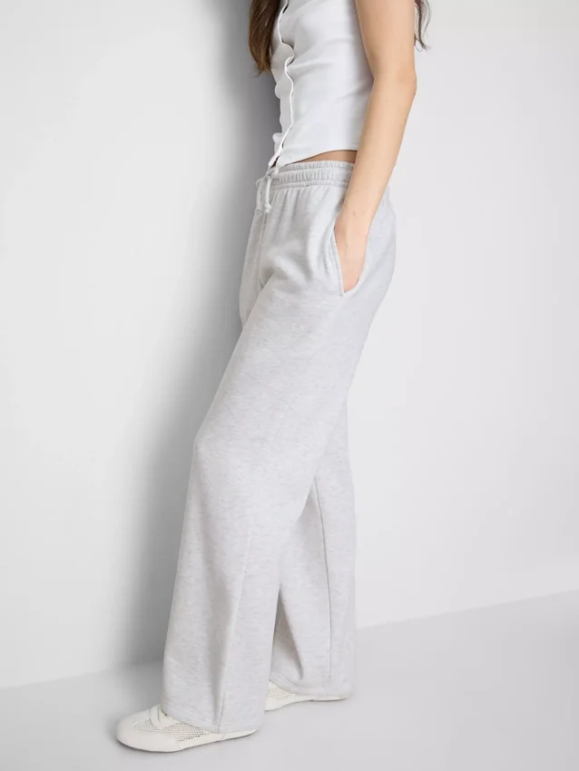Pantalones de chándal básicos de corte recto