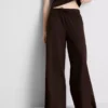 Pantalones de chándal casuales de algodón de pierna ancha