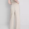 Pantalones de chándal casuales de algodón de pierna ancha