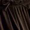 Pantalones de chándal casuales de algodón de pierna ancha