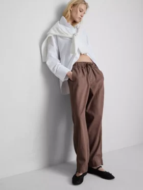 Pantalones de chándal casuales de mezcla de algodón