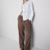 Pantalones de chándal casuales de mezcla de algodón