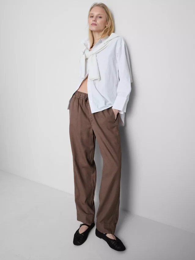 Pantalones de chándal casuales de mezcla de algodón