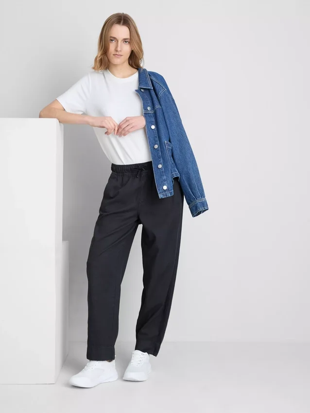 Pantalones de chándal casuales de mezcla de algodón