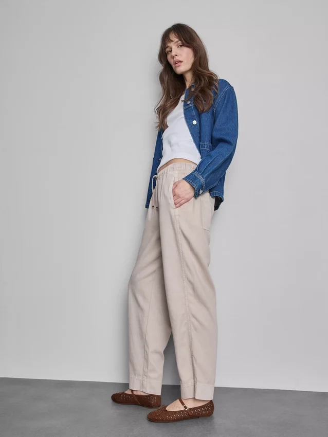 Pantalones de chándal casuales de mezcla de algodón