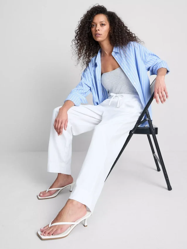 Pantalones de chándal casuales de mezcla de algodón
