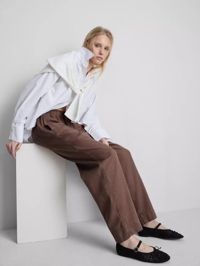 Pantalones de chándal casuales de mezcla de algodón