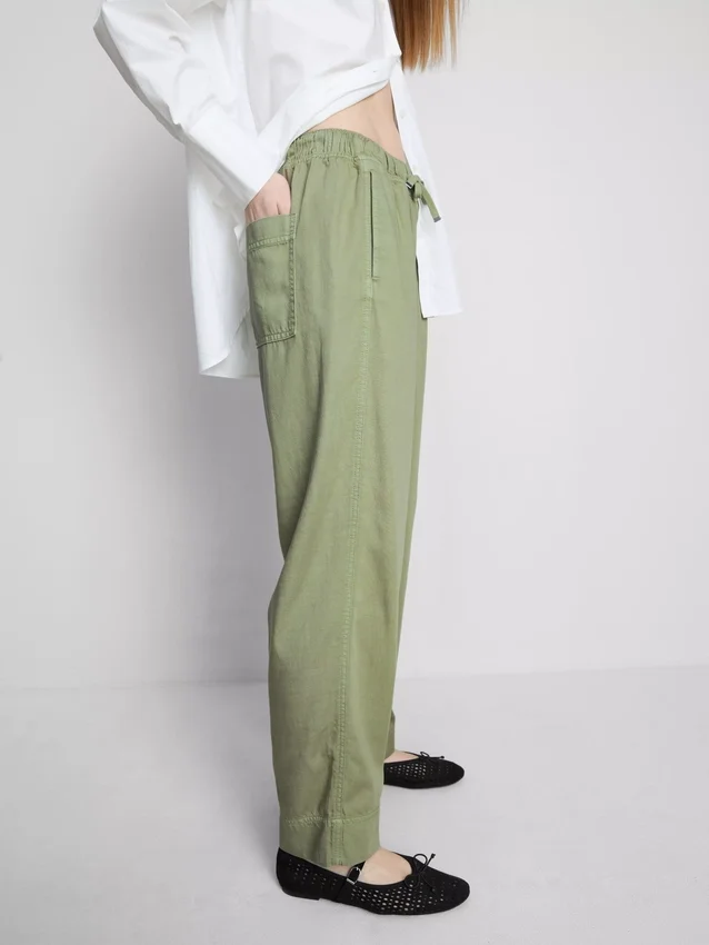Pantalones de chándal casuales de mezcla de algodón