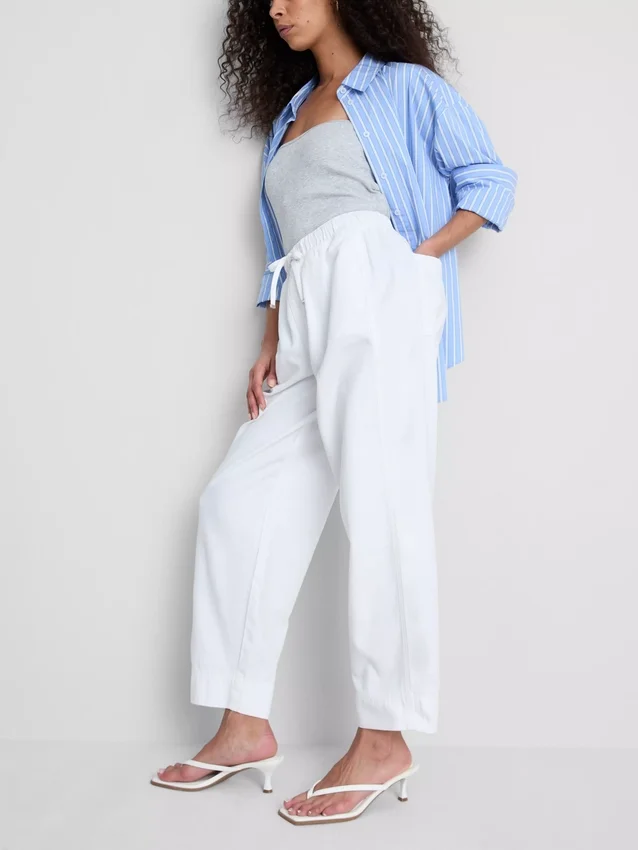 Pantalones de chándal casuales de mezcla de algodón