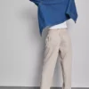 Pantalones de chándal casuales de mezcla de algodón