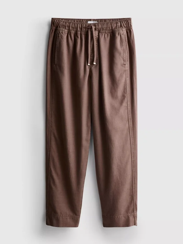 Pantalones de chándal casuales de mezcla de algodón