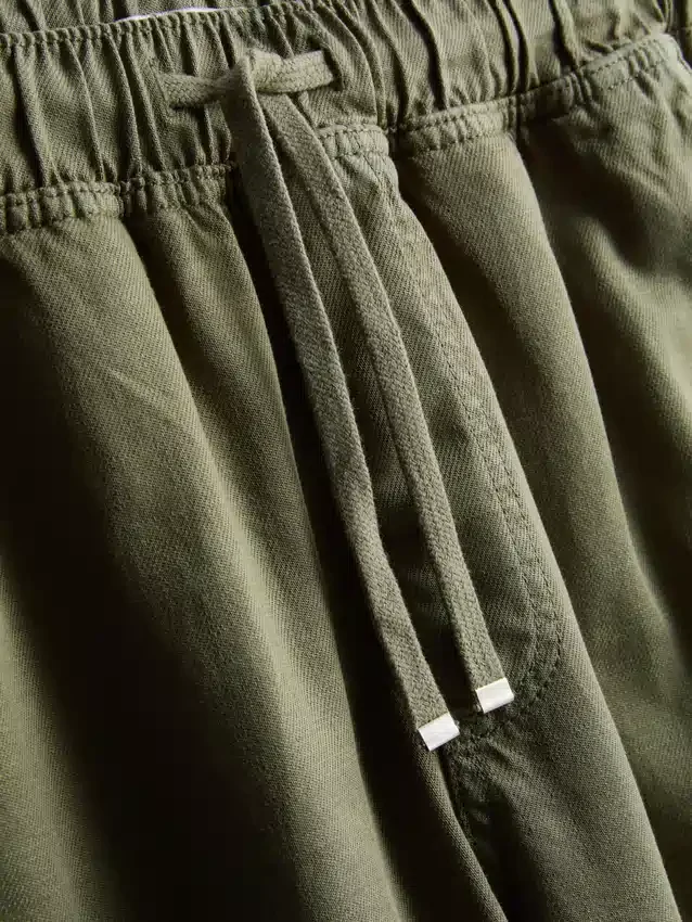 Pantalones de chándal casuales de mezcla de algodón