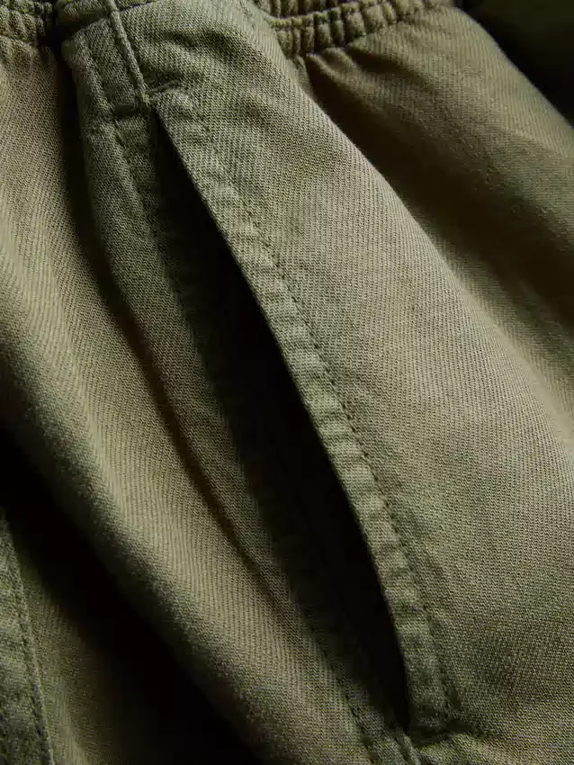 Pantalones de chándal casuales de mezcla de algodón