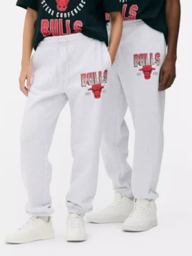 Pantalones de chándal con cordón de los Chicago Bulls de la NBA