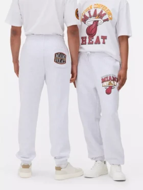 Pantalones de chándal con cordón de los Miami Heat de la NBA