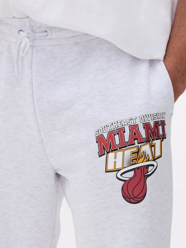 Pantalones de chándal con cordón de los Miami Heat de la NBA