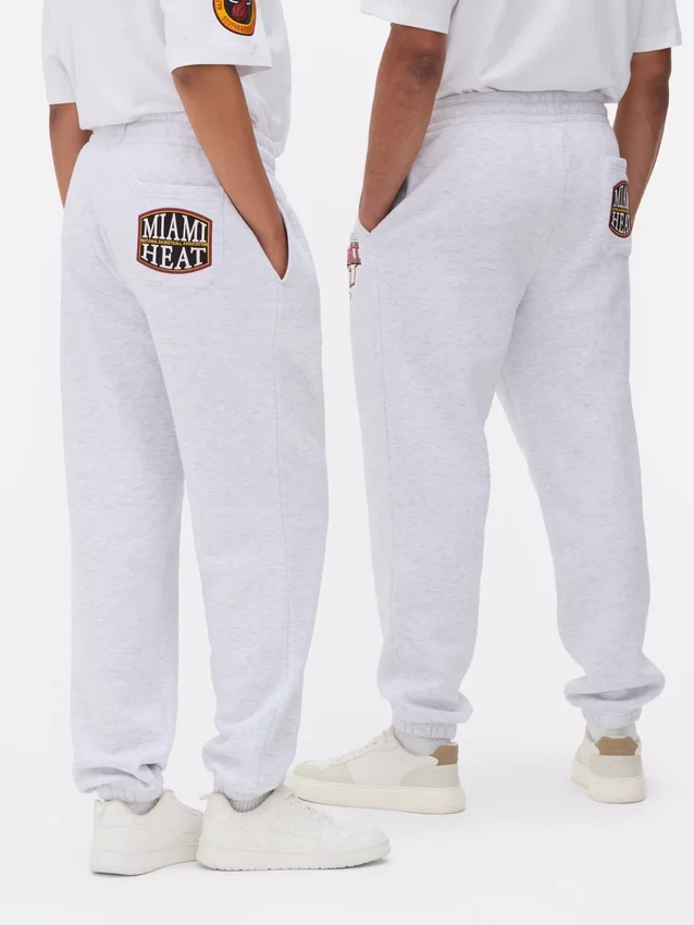 Pantalones de chándal con cordón de los Miami Heat de la NBA